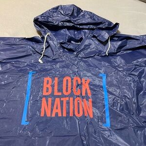 NKOTB Block Nation rain poncho